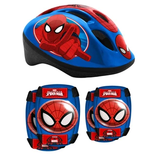 Children’s Helmet + Protectors Set Spiderman