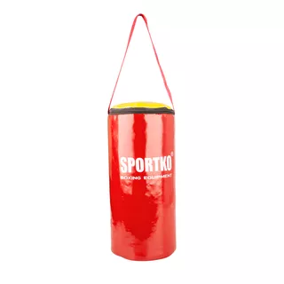 Children’s Punching Bag SportKO MP10 19x40cm - Red-Yellow