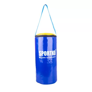 Children’s Punching Bag SportKO MP10 19x40cm - Blue-White - Blue-Yellow