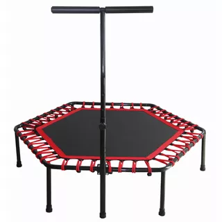 Springless Trampoline with Handlebar Spartan Hexagon 136 cm