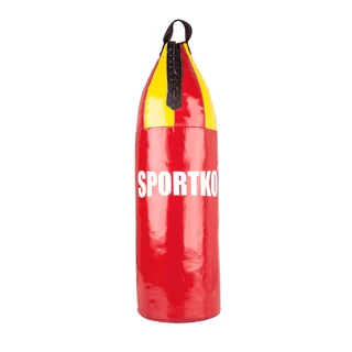Children’s Punching Bag SportKO MP8 24x70cm - Red-Yellow