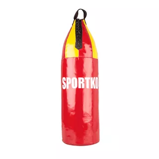 Children’s Punching Bag SportKO MP8 24x70cm - Red-Yellow