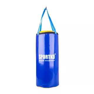 Children’s Punching Bag SportKO MP9 24x50cm - Blue-Yellow