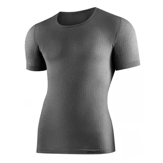 Unisex termo tričko Brubeck s krátkym rukávom - Grey