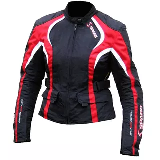 Women moto Jacket Spark Sara - Red - Red