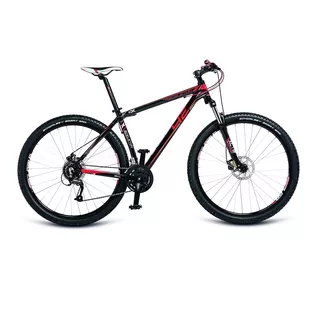 4EVER Sceleton 29'' Mountainbike - Modell 2017 - blau-grün - schwarz-rot