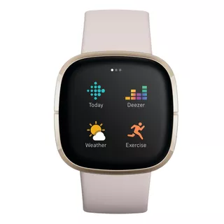 Okosóra Fitbit Sense White/Soft Gold Stainless Steel - II.oszt