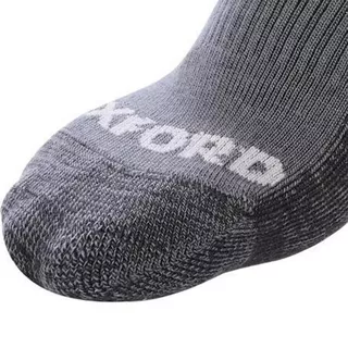 Kompresné ponožky z merino vlny Oxford Merino Oxsocks šedé - šedá