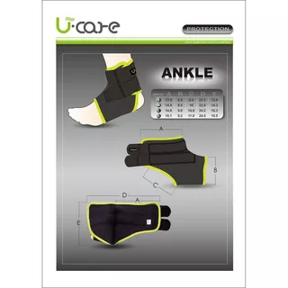 U-care magnetic bamboo ankle support