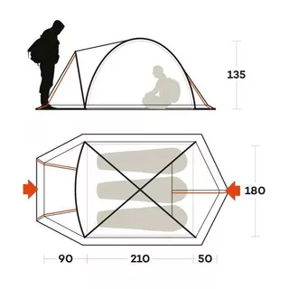 Tent FERRINO Skyline 3 Alu