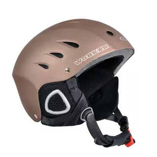 WORKER Free Snowboard Helmet - Black - Brown