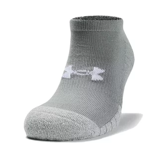 Unisex No-Show Socks Under Armour HeatGear Performance Tech – 3-Pack - Steel