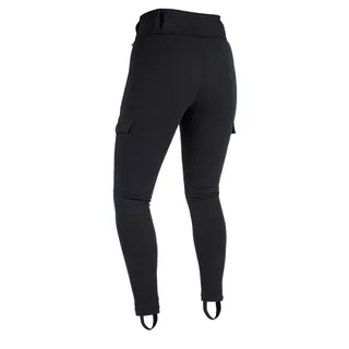 Long Women’s Motorcycle Leggings Oxford Super Cargo Black