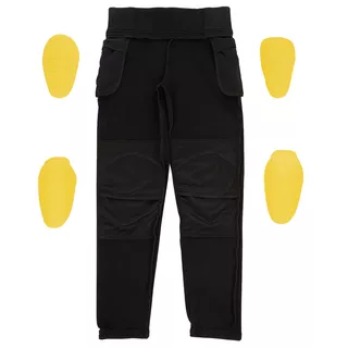 Prodloužené dámské moto legíny Oxford Super Leggings 2.0 černé