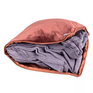 Massage Pillow & Blanket inSPORTline Trawel - Dark Brown