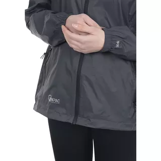 Unisex skladacia bunda Trespass Qikpac Jacket - Black