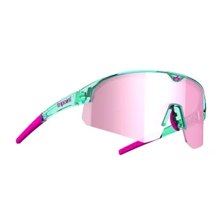 Sports Sunglasses Tripoint Lake Victoria Small - Transparent Neon Turquoise Brown /w Pink Multi Cat.3