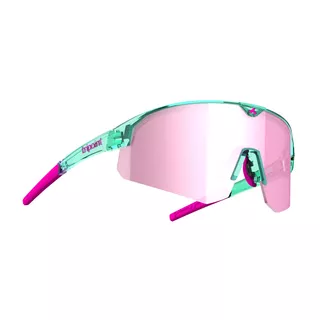 Sports Sunglasses Tripoint Lake Victoria Small - Transparent Neon Turquoise Brown /w Pink Multi Cat.3