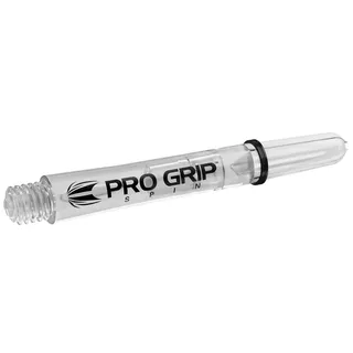 Dart Shafts Target Pro Grip Spin Clear Short – 3 x 3-Pack