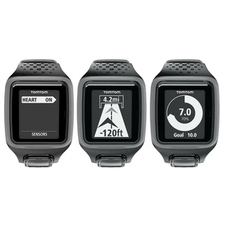 GPS hodinky TomTom Runner šedé - 2.jakost