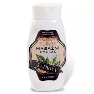 Masérské lehátko Tomfit Masážní emulze kafrová 250 ml