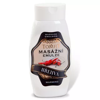 Masážní stůl Tomfit Masážní emulze hřejivá 250 ml