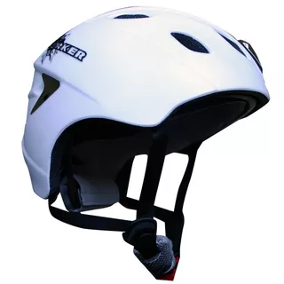 Kask narciarski WORKER Trentino - Biała z  logo