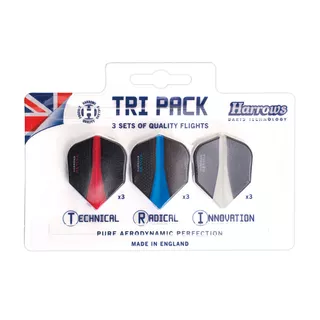 Sada letek Harrows Retina Flight Tri Pack