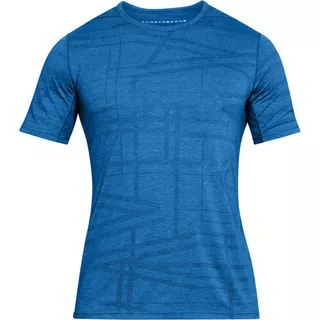 Pánske tričko Under Armour Threadborne Elite SS - Mediterranean - Mediterranean