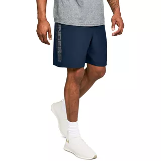 Pánské šortky Under Armour Woven Graphic Wordmark Short - Royal/Steel