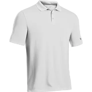 Pánske tričko Under Armour Medal Play Performance Polo - Carbon Heather - White