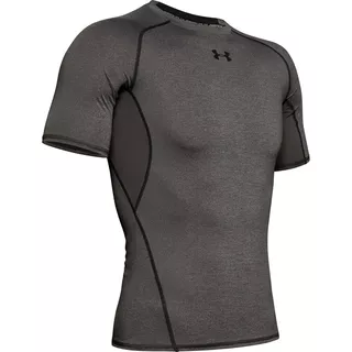 Men’s Compression T-Shirt Under Armour HG Armour SS - Carbon Heather