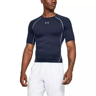 Men’s Compression T-Shirt Under Armour HG Armour SS - Carbon Heather