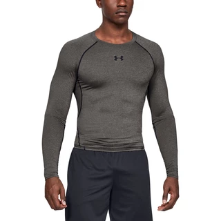 Men’s Compression T-Shirt Under Armour HG Armour LS - Carbon Heather