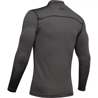 Men’s Compression T-Shirt Under Amour ColdGear Mock - Carbon Heather