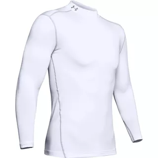 Men’s Compression T-Shirt Under Amour ColdGear Mock - White