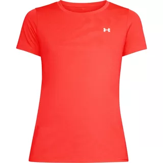 Dámské triko Under Armour HG Armour SS - Neon Coral