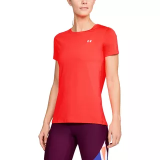 Dámske tričko Under Armour HG Armour SS - Neon Coral