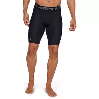 Pánske kompresné boxerky Under Armour HG Armour 2.0 Long Short - Carbon Heather /  / Black