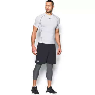 Pánske kompresné legíny Under Armour HG Armour 2.0 Legging - Carbon Heather