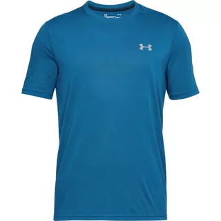 Pánske tričko Under Armour Threadborne Fitted SS - Carbon Heather