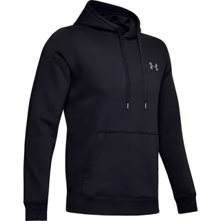 Pánska mikina Under Armour Rival Fitted Pull Over - CARBON HEATHER / BLACK