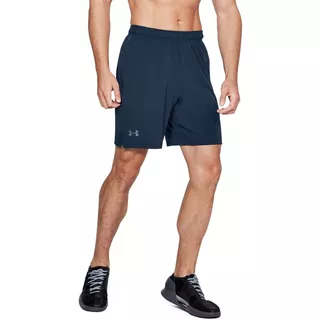 Pánske kraťasy Under Armour Cage Short - GRAPHITE / MAKO BLUE