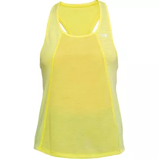 Women’s Tank Top Under Armour Threadborne Fashion - Tokyo Lemon Full Heather - Tokyo Lemon Full Heather