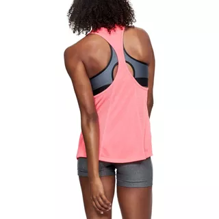 Women’s Tank Top Under Armour Threadborne Fashion - Black/Black/Metallic Silver