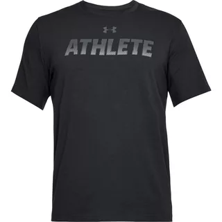 Pánske tričko Under Armour Athlete SS - Black