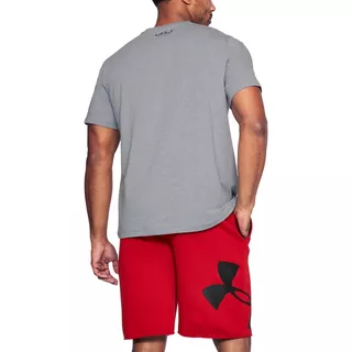 Pánske tričko Under Armour Athlete SS - Steel Light Heather