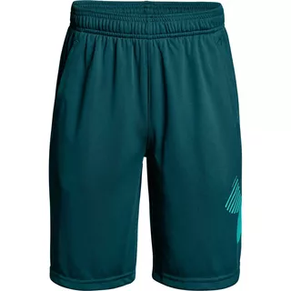 Detské kraťasy Under Armour Renegade Solid Short - Black - Tourmaline Teal