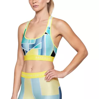 Dámská kompresní podprsenka Under Armour Mid Crossback Print