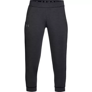 Women’s Leggings Under Armour Featherweight Fleece Crop - Black - Black